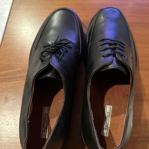 Sonoma Men's Lace Up Shoes Black Size:12  # 21054-01 Thick Soles NEW